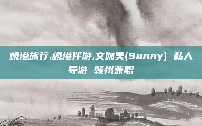 迁安市岘港旅行,岘港伴游,文伽昊(Sunny) 私人导游 赣州兼职